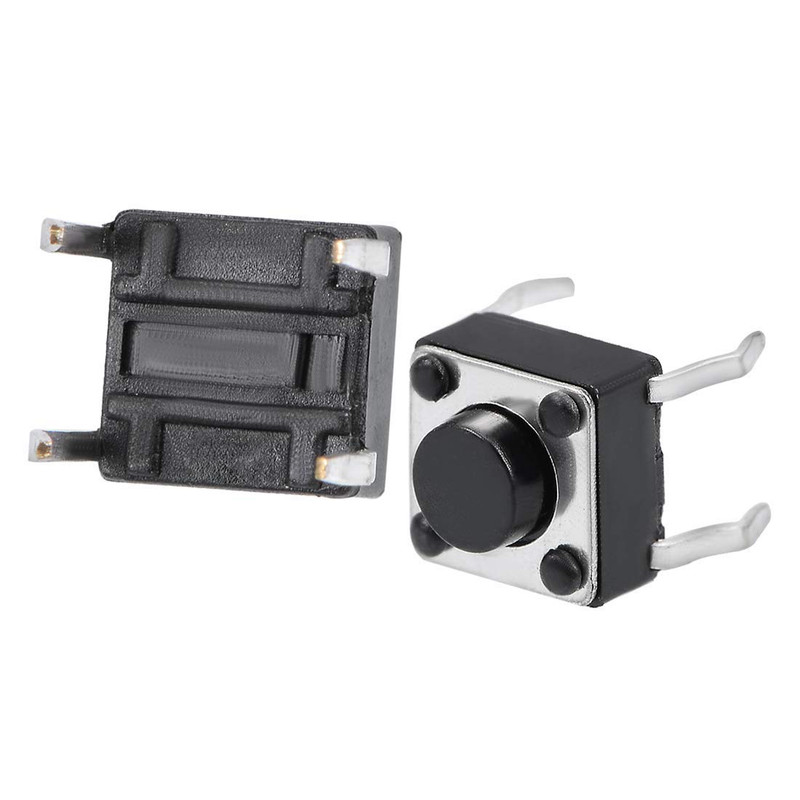میکرو سوئیچ مدل Vertical-6×6×4.3-4P بسته 10 عددی