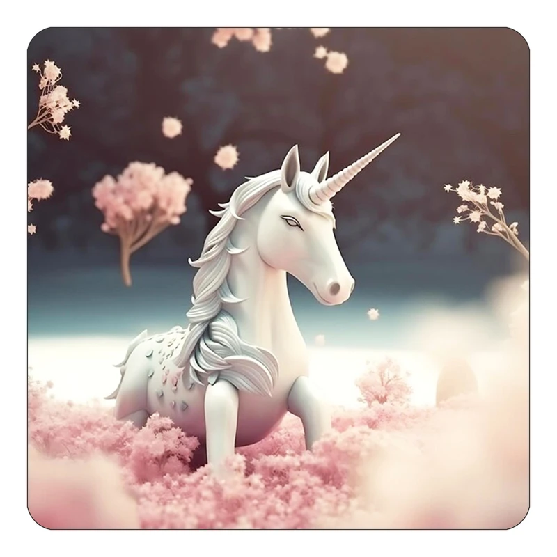 مگنت کاکتی طرح اسب تک شاخ و یونیکورن مدل mp30648