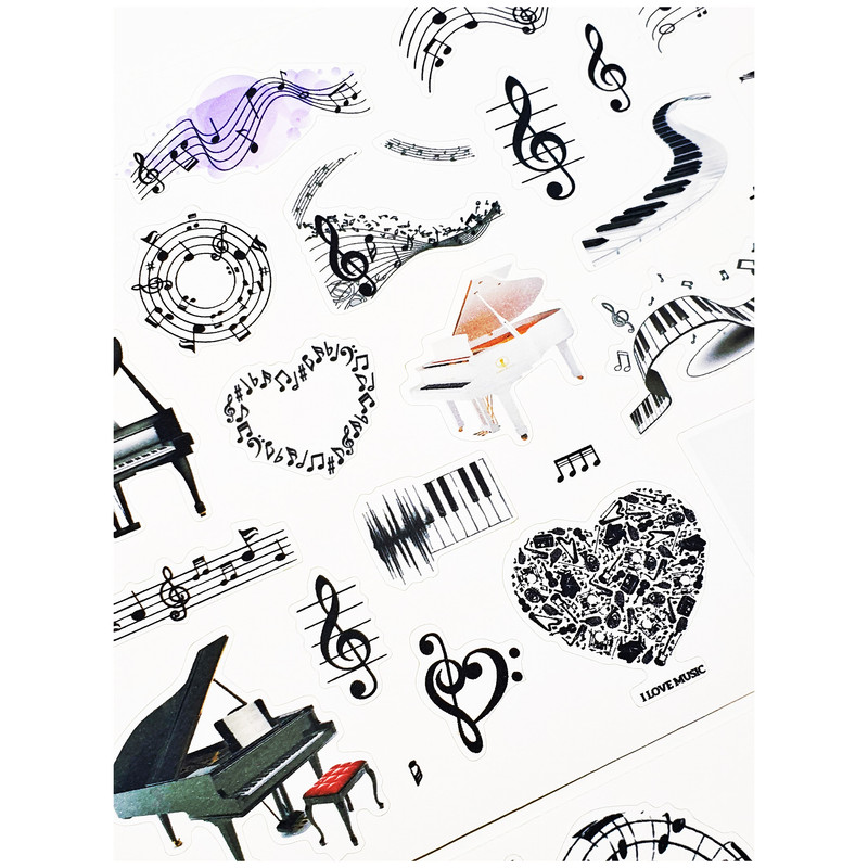 برچسب مدل Music 2 طرح بولت ژورنال و اسکرپ بوک کد 43 بسته 2 عددی برچسب مدل Music 2 طرح بولت ژورنال و اسکرپ بوک کد 43 بسته 2 عددی