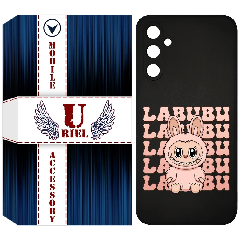 کاور یوریل قاب مدل KSH کد 133 طرح عروسک لبوبو مناسب برای گوشی موبایل سامسونگ Galaxy S23 FE