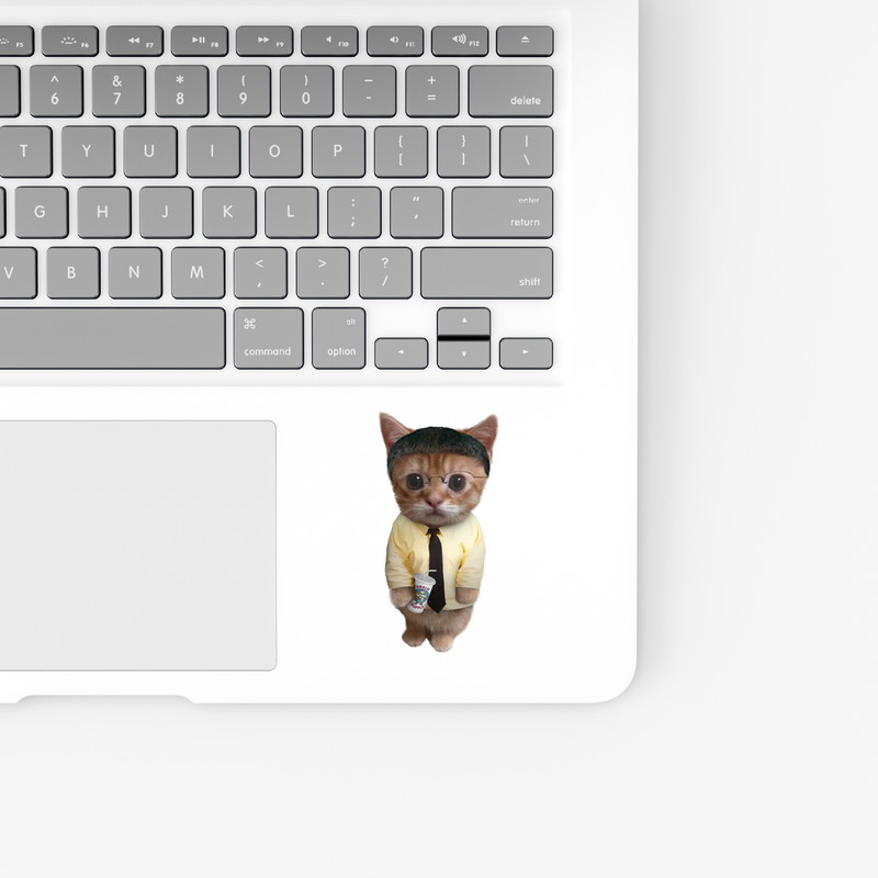 استیکر لپ تاپ و موبایل بووم طرح Gus Fring مدل Kitty کد VR32