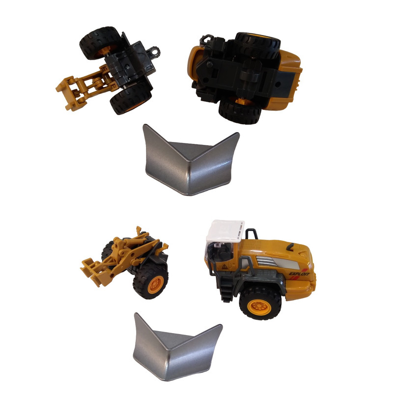 ماشین بازی مدل لودر طرح برفروب کد S155R