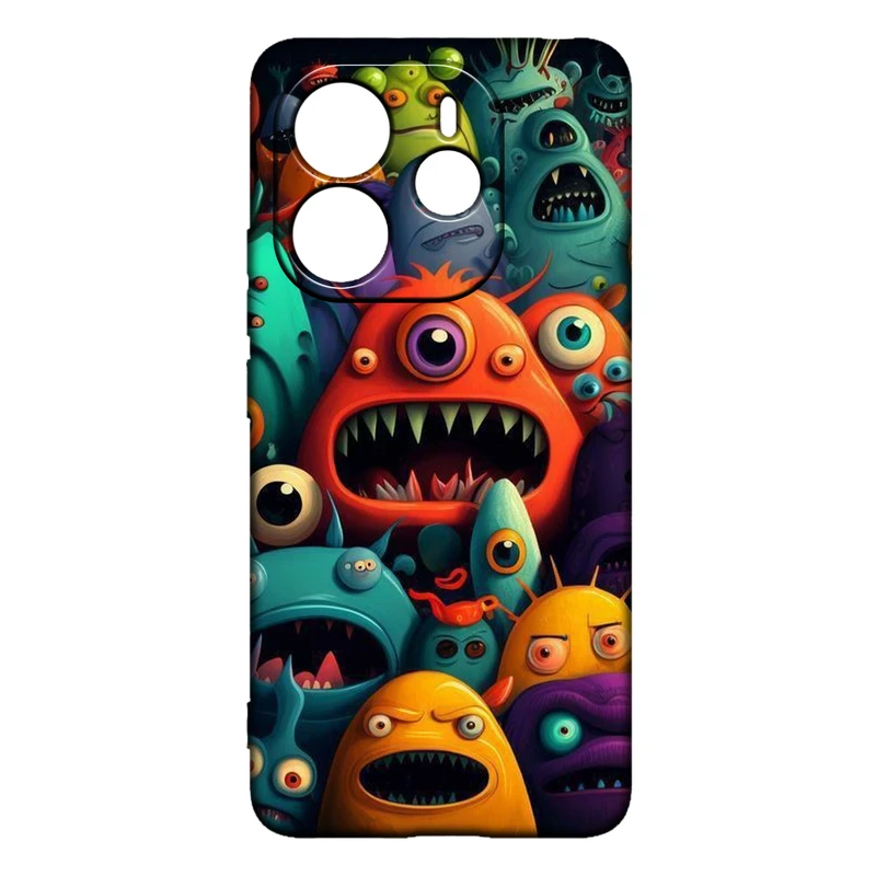 کاور طرح کارخانه هیولا کد 450 مناسب برای گوشی موبایل شیائومی Redmi Note 14 4G