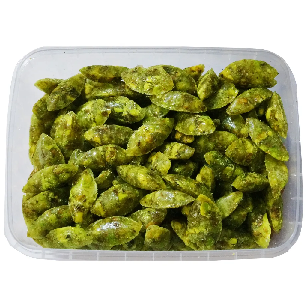 آبنبات پسته ای با مغز پسته بازار دهکده - 300 گرم