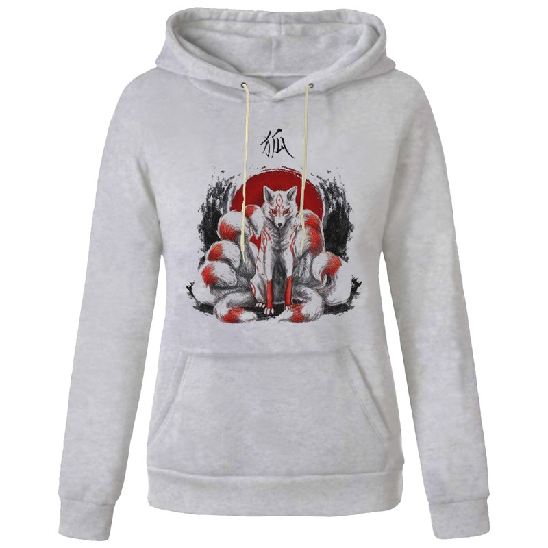 هودی زنانه مدل گرگ کد AA126