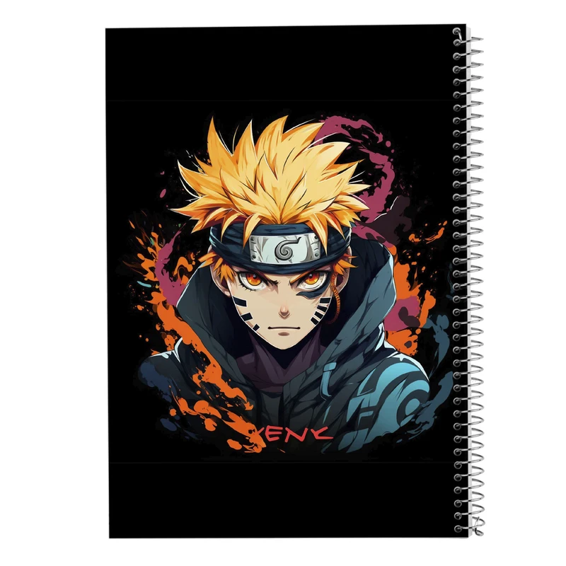 دفتر شطرنجی 50 برگ مدوپد مدل Naroto کد DF11077