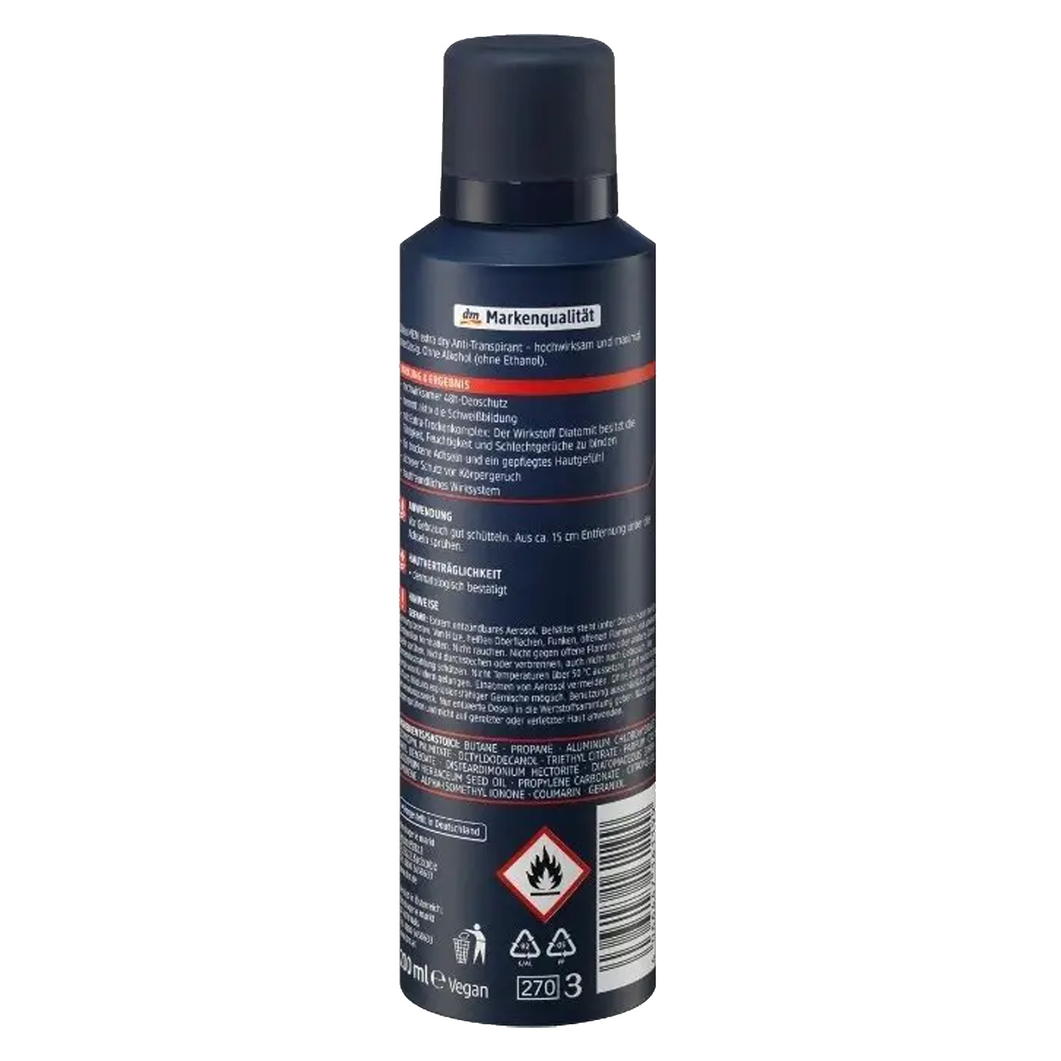 اسپری ضد تعریق مردانه باله آ مدل extra dry حجم 200 میلی لیتر