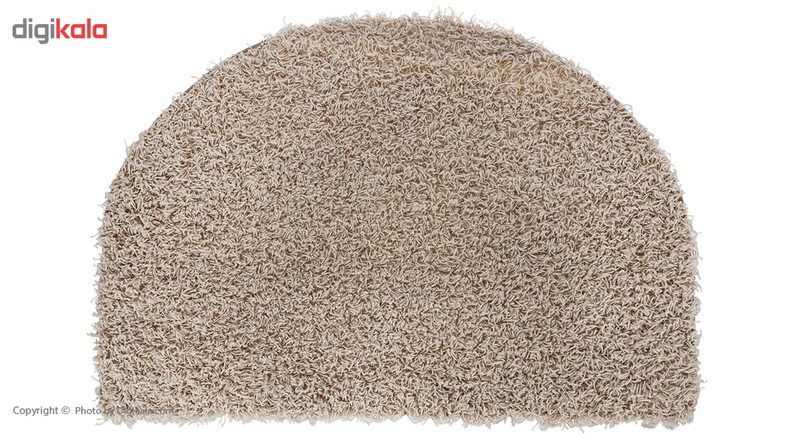 پادری فرش مریم مدل پرزبلند نیم دایره سایز 70x50 سانتی متر