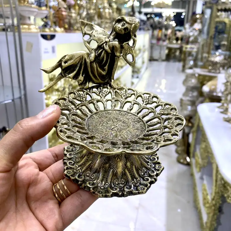 پیاله برنجی مدل فرشته102779