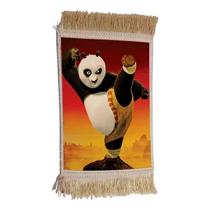 فرش ماشینی دیوارکوب مدل پاندا کونگ فو کار کد 30