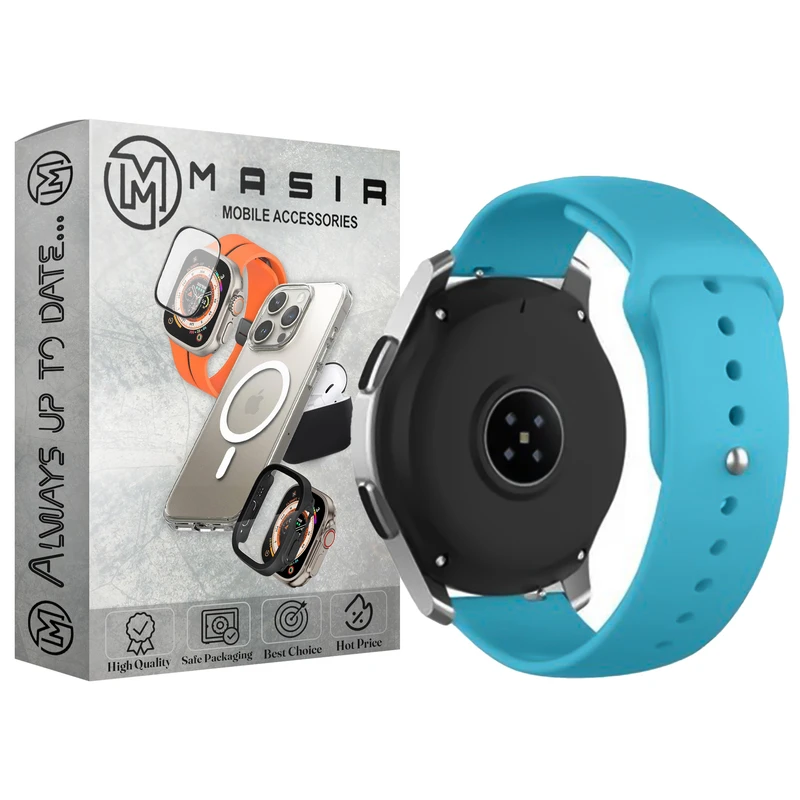 بند مسیر مدل Soft Silicone Belt مناسب برای ساعت هوشمند سامسونگ Galaxy Watch Active 2 40mm