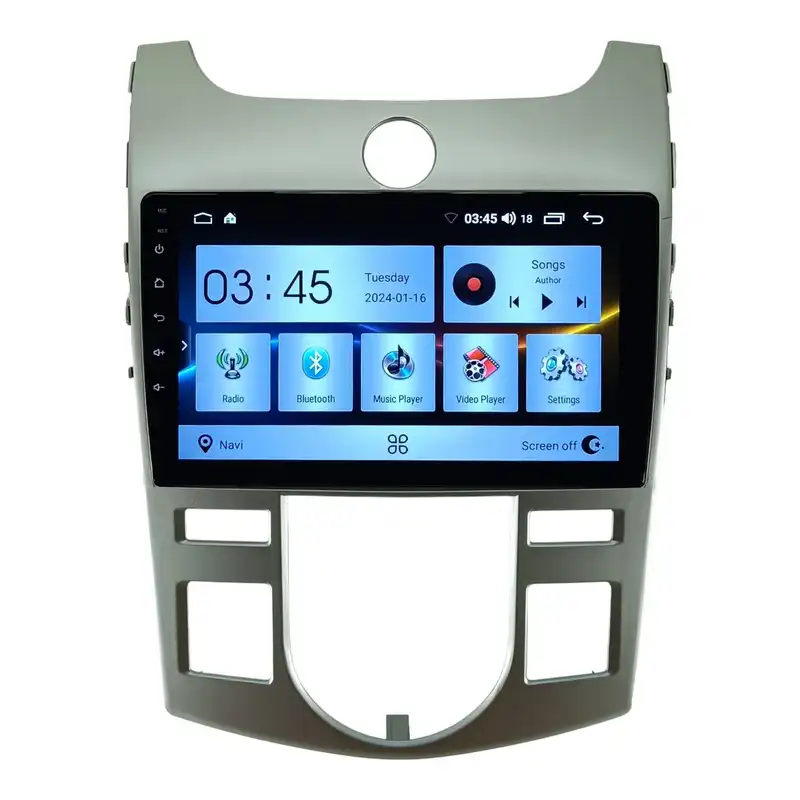 پخش کننده تصویری خودرو مدل اندروید Golden24 مناسب برای کیا سراتو