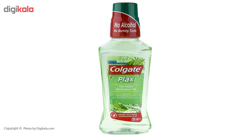 دهانشویه کلگیت سری Plax مدل Tea Fresh حجم 250 میلی لیتر