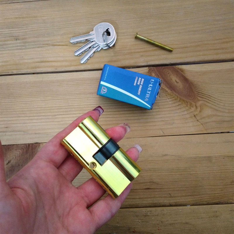 سیلندر قفل یوالترا مدل zinc-60mm