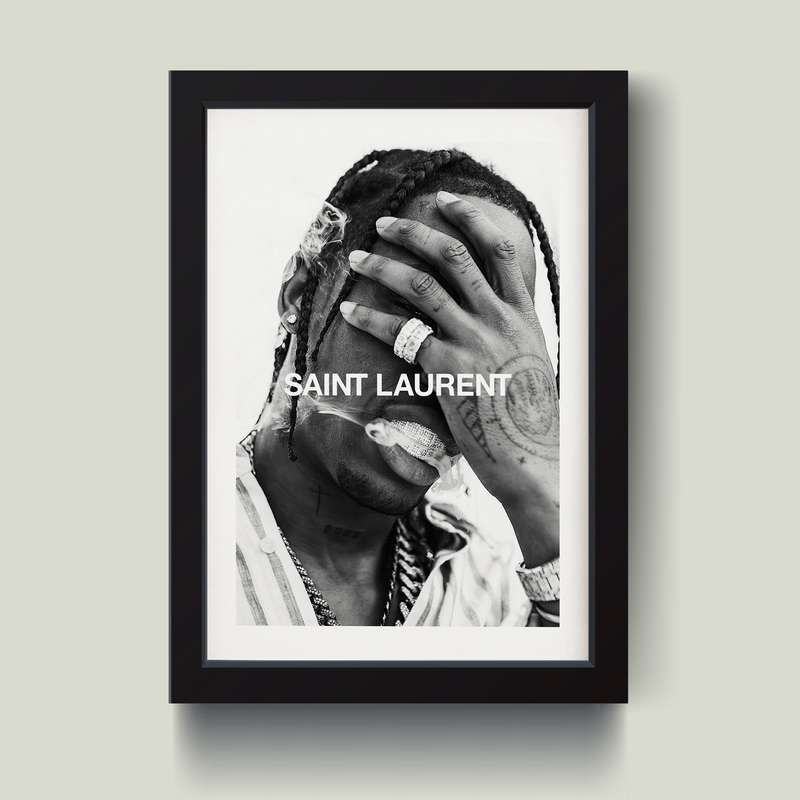 تابلو مدل تراویس اسکات Travis Scott کدm2507-b