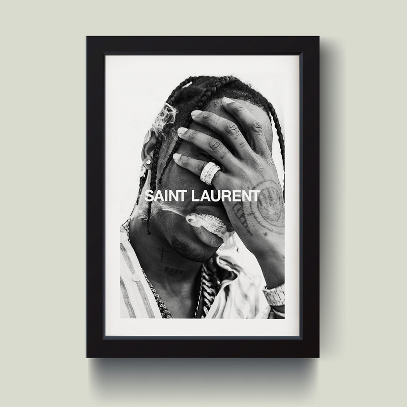 تابلو مدل تراویس اسکات Travis Scott کدm2507-b