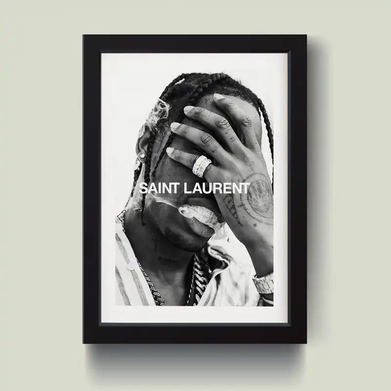 تابلو مدل تراویس اسکات Travis Scott کدm2507-b