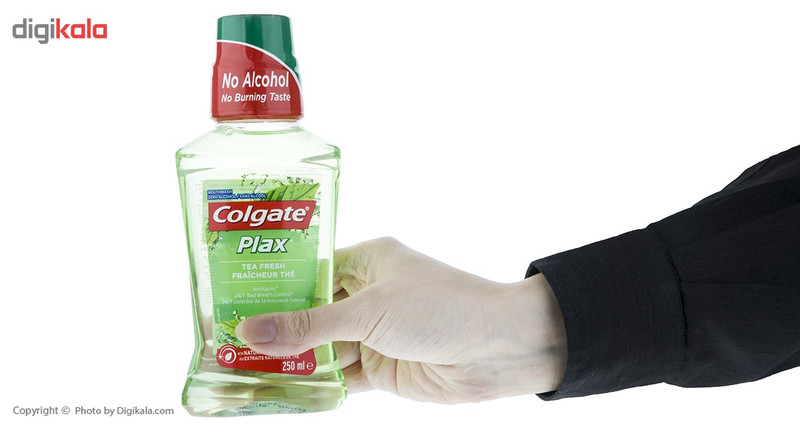 دهانشویه کلگیت سری Plax مدل Tea Fresh حجم 250 میلی لیتر
