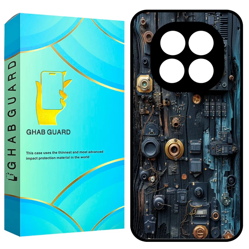 کاور قاب گارد طرح تکنولوژی مدل GN14P مناسب برای گوشی موبایل شیائومی Redmi Note 14 Pro 5G / Note 14 Pro Plus 5G