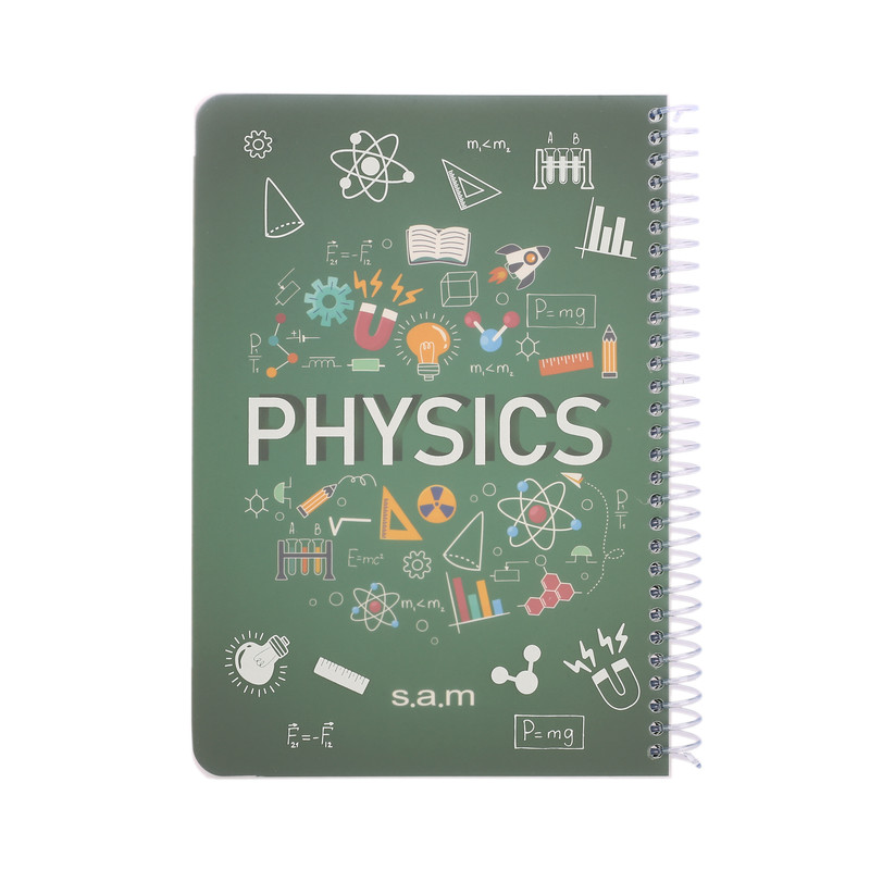 دفتر مشق 100 برگ سم طرح فیزیک