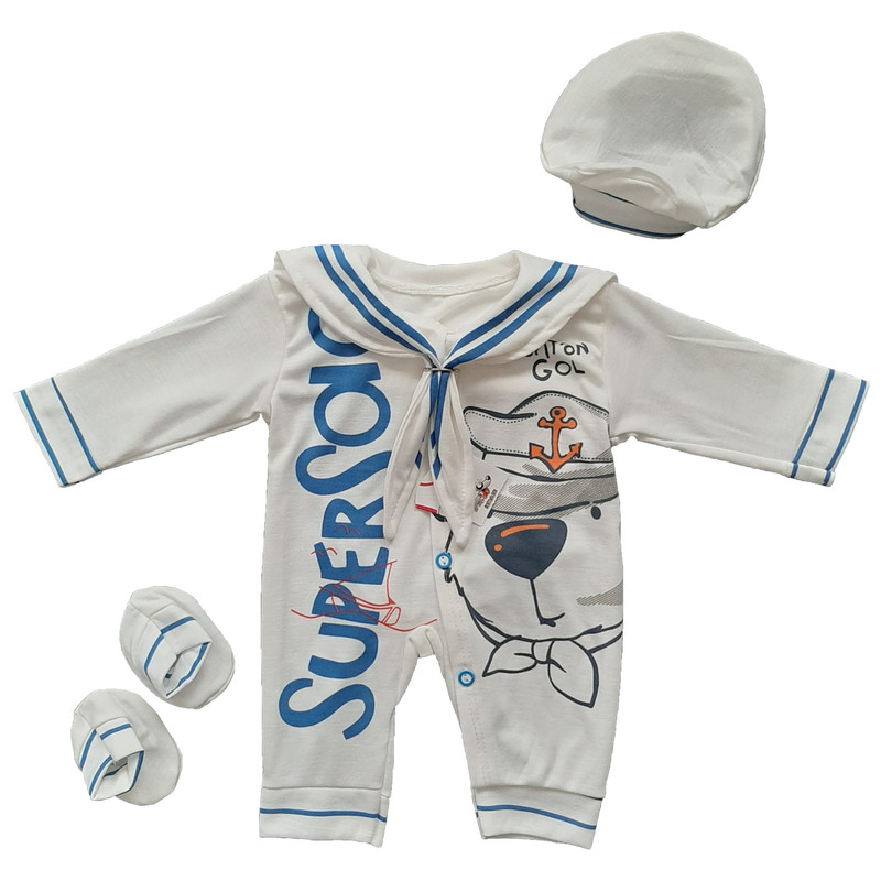 ست 3 تکه لباس نوزادی مدل LS 103