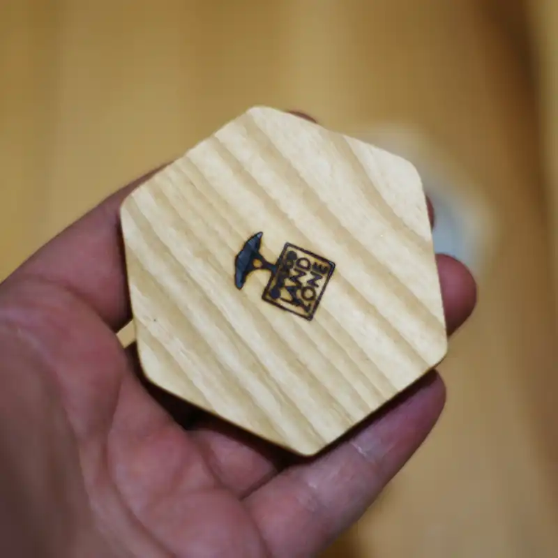 آینه آرایشی و جیبی وودلندزون مدل آزتک مجموعه 2 عددی