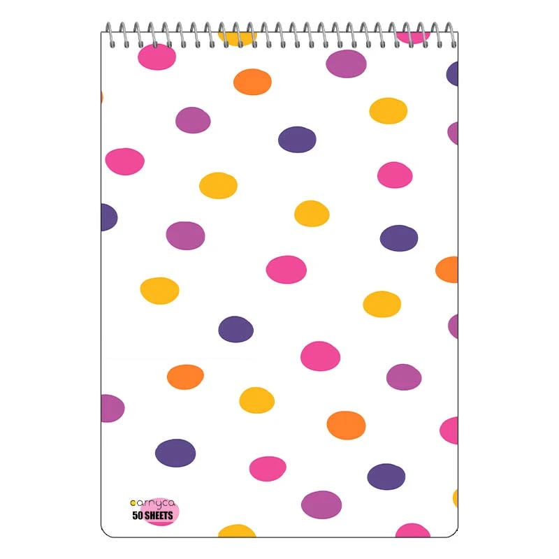 دفتر نقاشی 50 برگ سیمی کارنیکا طرح پترن هندسی Geo Pattern کد 37816