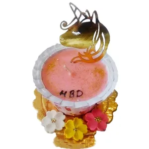 شمع تولد مدل اسب تک شاخ