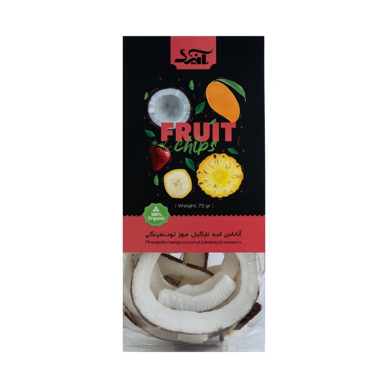 چیپس نارگیل آنید - 75 گرم بسته 2 عددی