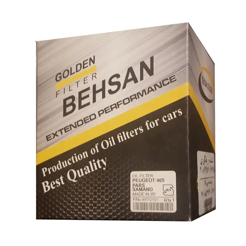 فیلتر روغن خودرو بهسان فیلتر مدل LF5 Plus مناسب برای پژو 405 به همراه فیلتر هوا و فیلتر سوخت و فیلتر کابین