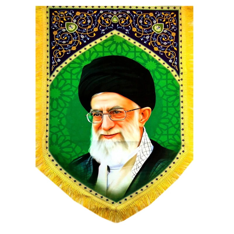 پرچم مدل بیرق دالبری محراب طرح مقام معظم رهبری کد 103160