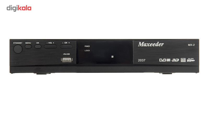 گیرنده دیجیتال مکسیدر مدل MX-2 2037 به همراه ریموت کنترل چند کاره