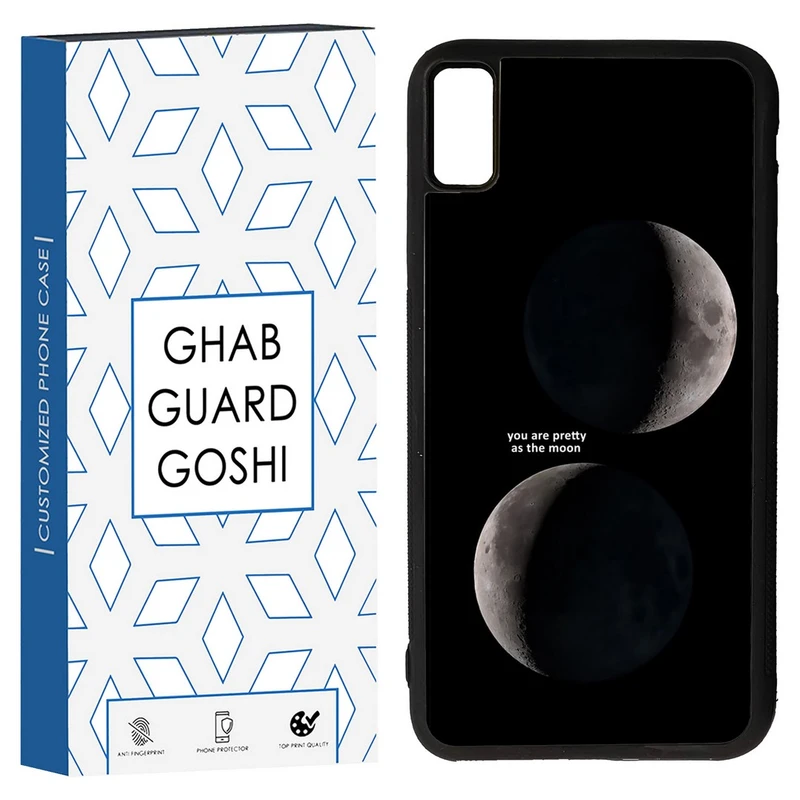 کاور قاب گارد گوشی طرح ماه کد TPU-078 مناسب برای گوشی موبایل اپل Iphone XS MAX/ Iphone X MAX