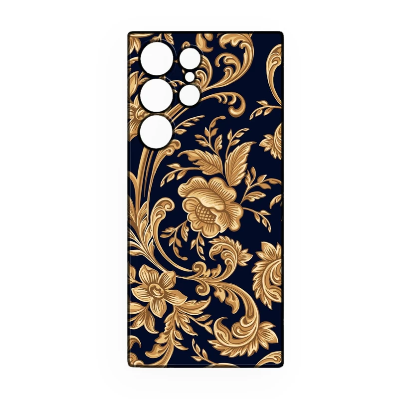 کاور طرح گل کد 312 مناسب برای گوشی موبایل سامسونگ Galaxy S21 Ultra