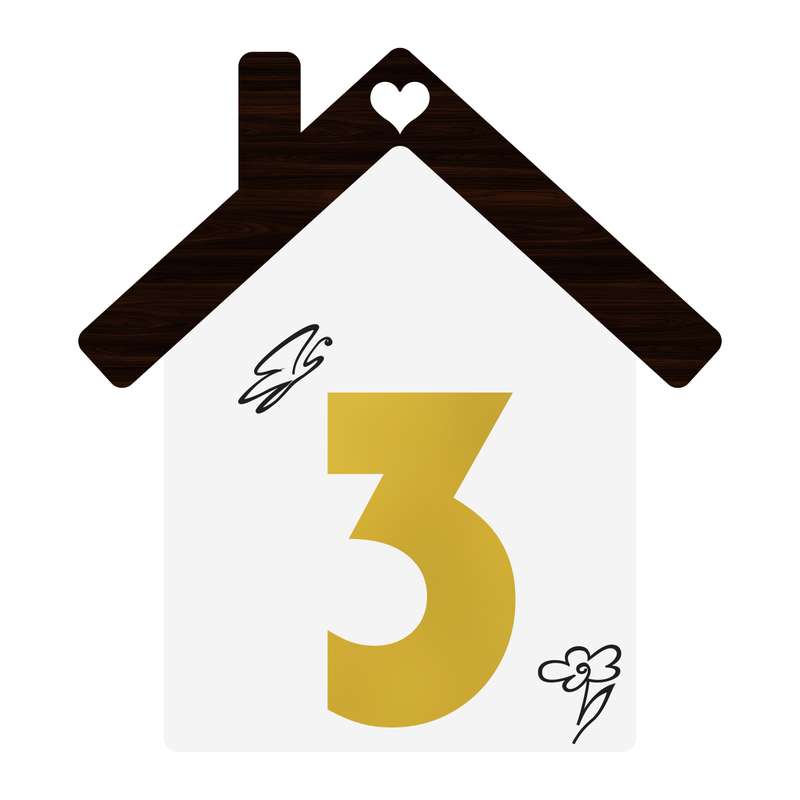 تابلو نشانگر مستر راد طرح پلاک واحد شماره 3 کد H-W 03 تابلو نشانگر مستر راد طرح پلاک واحد شماره 3 کد H-W 03