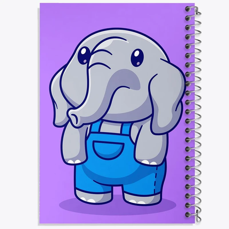 دفتر لیست خرید 50 برگ خندالو طرح فیل کوچولو کد 29484