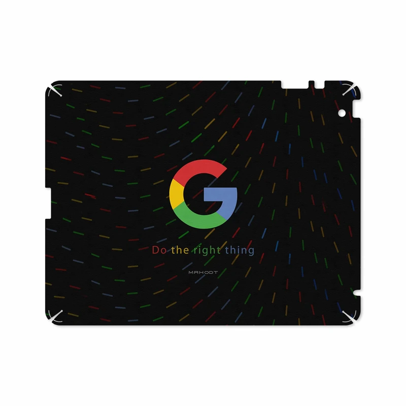 برچسب پوششی ماهوت مدل Google-Logo مناسب برای تبلت اپل iPad 2 2011 A1396