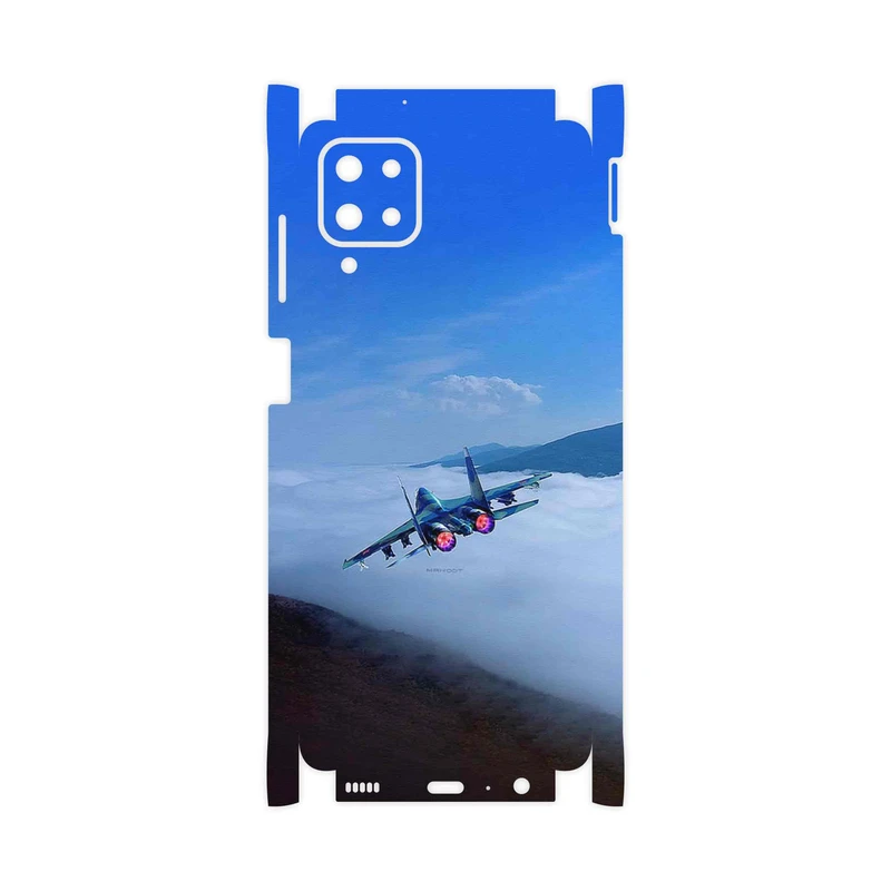 برچسب پوششی ماهوت مدل Fighter plane Su27-FullSkin مناسب برای گوشی موبایل سامسونگ Galaxy A12 Nacho