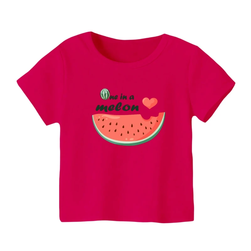 تی شرت آستین کوتاه بچگانه مدل هندوانه یلدایی کد 26