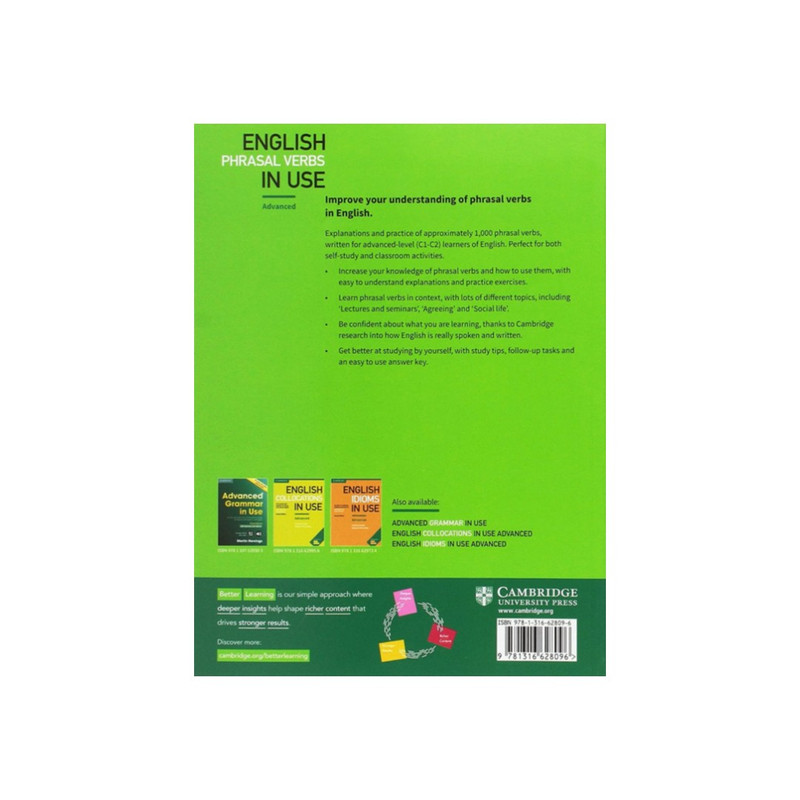 کتاب English Phrasal Verbs In Use advanced اثر Michael McCarthy and Felicity ODell انتشارات جنگل کتاب English Phrasal Verbs In Use advanced اثر Michael McCarthy and Felicity ODell انتشارات جنگل