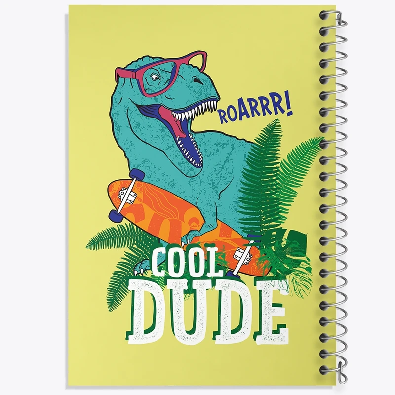 دفتر نت موسیقی 50 برگ خندالو مدل دایناسور کد F2534