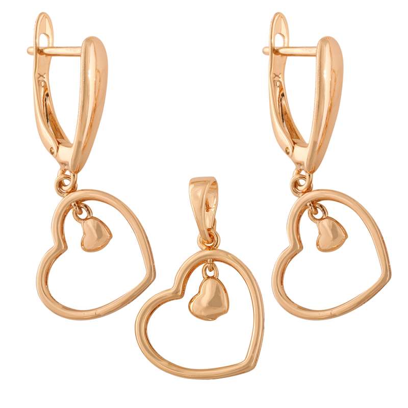 نیم ست زنانه ژوپینگ مدل قلب کد M3300