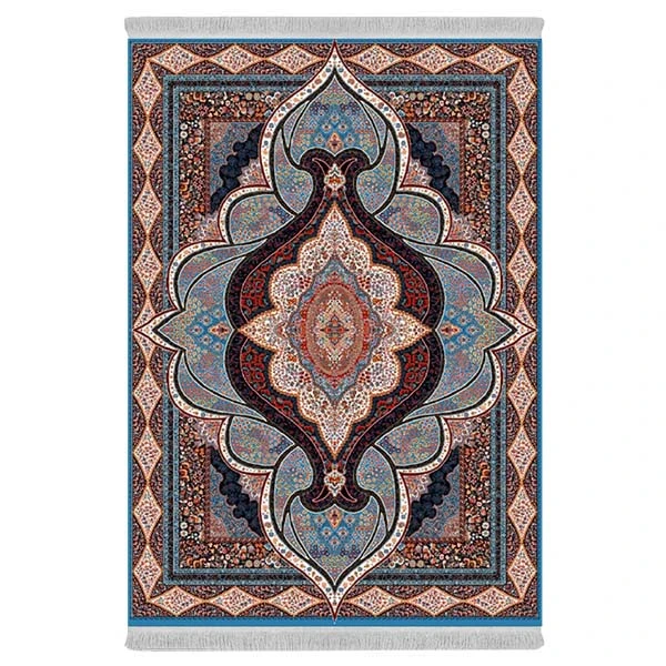 فرش پارچه‌ای دفه مدل فرشینه هازان مخمل کد 101