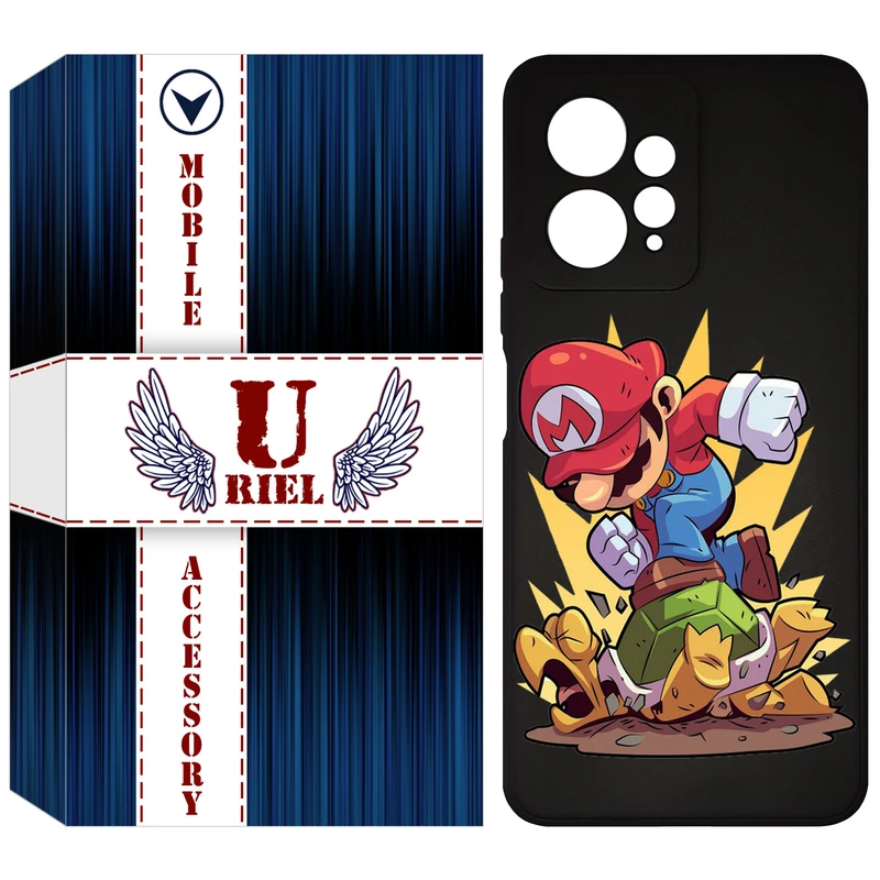 کاور یوریل مدل KSH کد 64 طرح ماریو مناسب برای گوشی موبایل شیائومی Redmi Note 12 4G