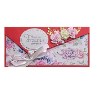 پاکت پول مدل گل رنگی کد 88