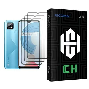 Ricomm CH Glass MIX003 Screen Protector For Realme C21 Pack Of 3
