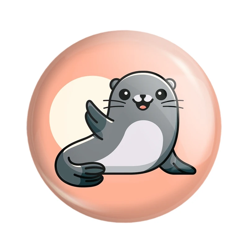 مگنت خندالو مدل حیوانات آبزی شیر دریایی کد 28161