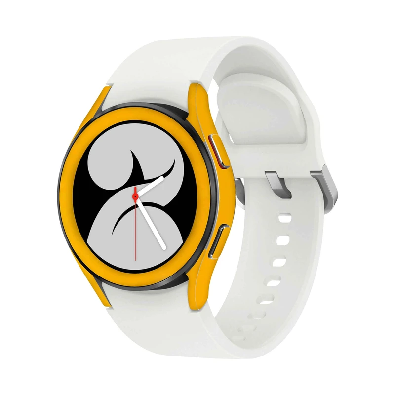  برچسب ماهوت طرح Matte-Deep-Mustard مناسب برای ساعت هوشمند سامسونگ Watch4 40mm