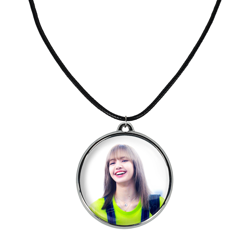 گردنبند خندالو مدل لیسا بلک پینک کد 1425514254