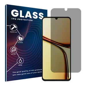 Glass Resistant model Privacy screen protector suitable for Realme C61 mobile phone
